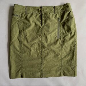 Audrey Talbott Carmel Olive Green Utility Skirt Women’s Size 10
